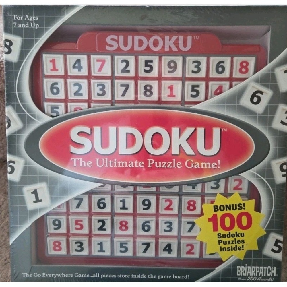 2005 SUDOKU The Ultimate Puzzle Board Game by Briarpatch New Sealed BP46101